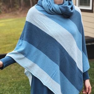 Sweater, Poncho & Scarf Set